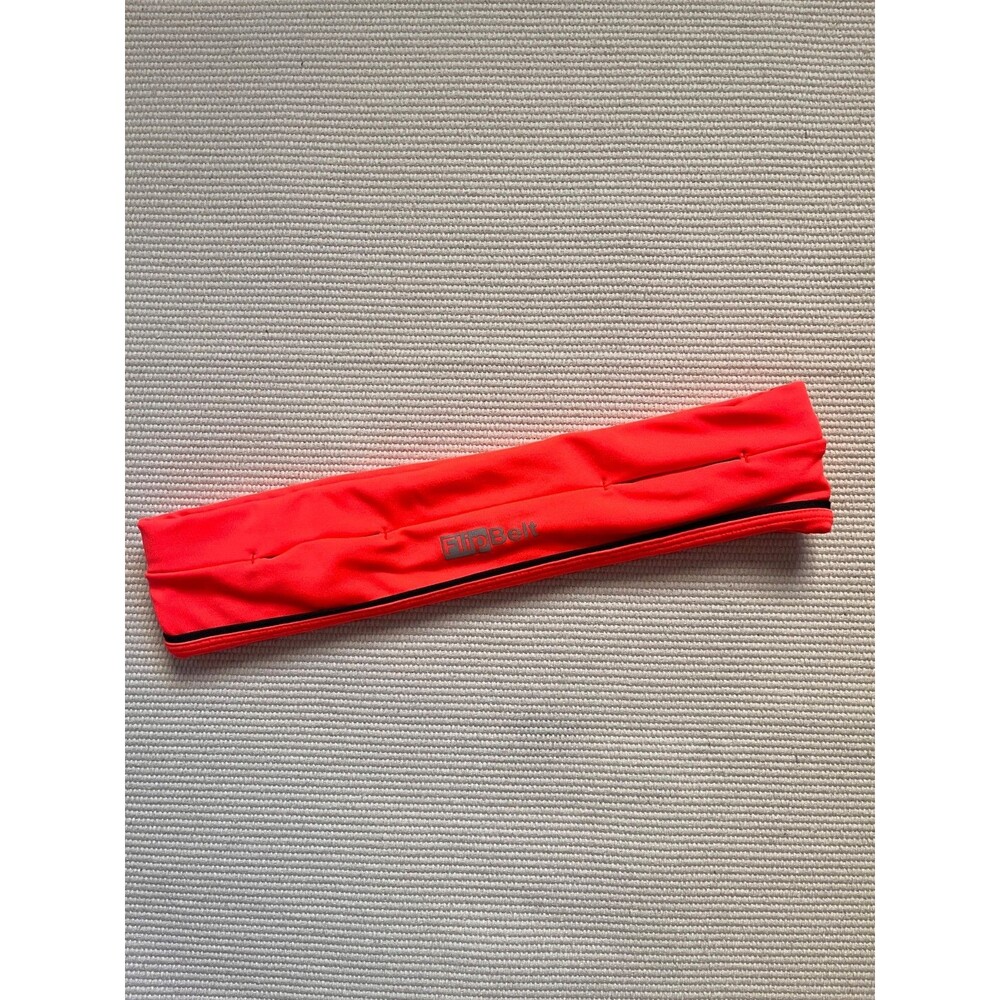 FlipBelt Classic Running Belt in Neon Punch Size MEDIUM